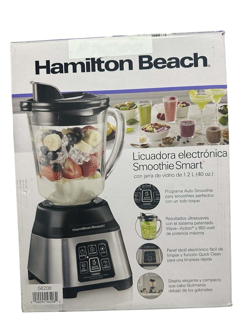 Hamilton Beach Smoothie Smart 40 oz. Blender 56208